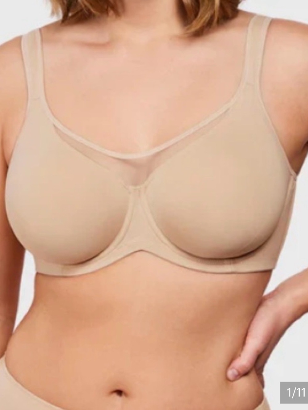 Hilaine Soft Cloud Minimizer Bra - Seamless - 34 c